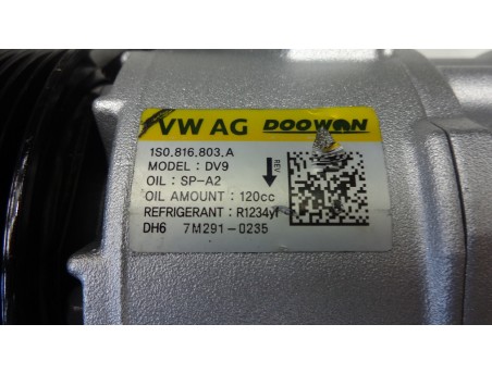 SEAT MII SKODA CITIGO VW LOAD UP 1.0 1S0816803A KOMPRESOR