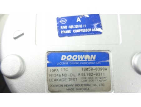 Klimakompressor SSANGYONG REXTON RODIUS 2.7 3.2 6652300011