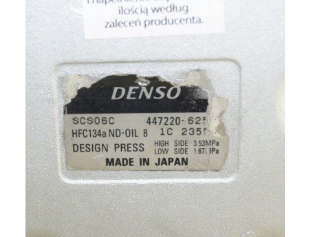 AC Compressor TOYOTA YARIS I VERSO 99- 447220-6255