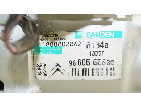 AC Compressor CITROEN C5 C6 PEUGEOT 407 607 9660555580 1335F