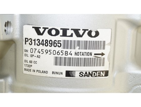 VOLVO S90 II V40 V90 II XC90 II P31348965, 1732P KOMPRESOR