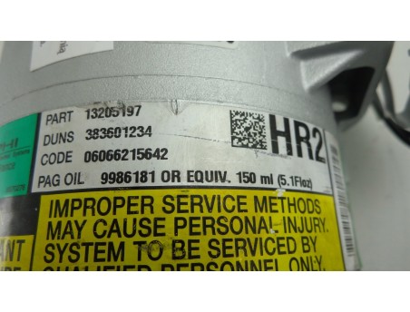 AC Compressor OPEL AGILA ASTRA G CORSA C COMBO TIGRA 13205197