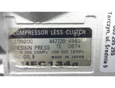AC Compressor CHRYSLER VOYAGER IV...
