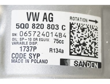 Neuer Klimakompressor AUDI SEAT SKODA...