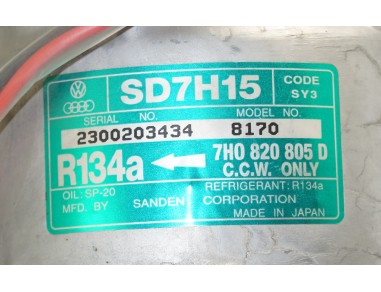 New AC Compressor VW TRANSPORTER V...