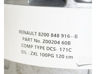 New AC Compressor TALENTO NV300...