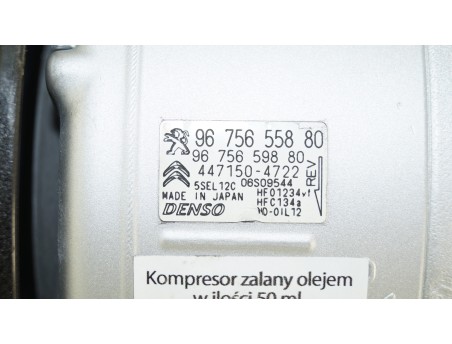 Klimakompressor CITROEN DS OPEL PEUGEOT 9675655880 9675659880 447150-4722
