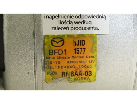 AC Compressor MAZDA 3/6/CX5 F500-RNBAA-03