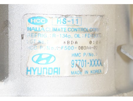 HYUNDAI I10 KIA PICANTO 04- 1.0 1.1 F500-DB3AA-02 KOMPRESOR
