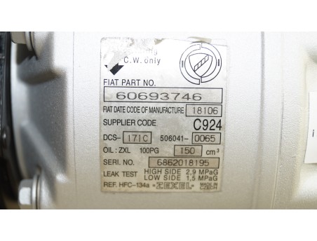 AC Compressor ALFA ROMEO 159 BRERA SPIDER 05- 1.9 2.2 JTS