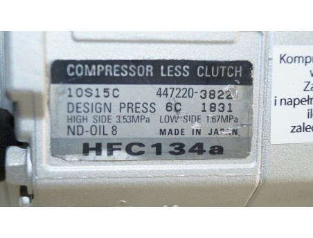 AC Compressor CHRYSLER PT CRUISER 447220-3822