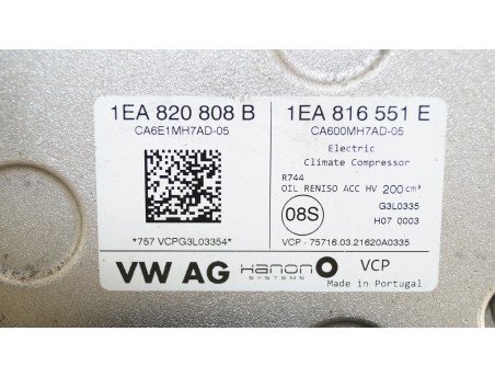 Neuer Klimakompressor AUDI Q4 SKODA ENYAQ VW ID.3 ID.4 1EA820808B, 1EA816551E