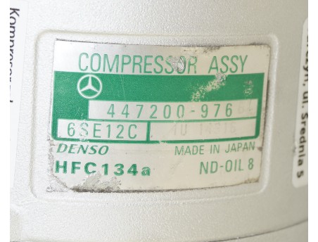 Klimakompressor MERCEDES-BENZ A-KLASSE W168 VANEO 447200-9766