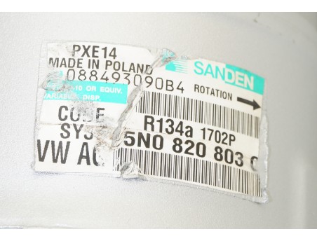 AUDI SEAT SKODA VW 5N0820803C, 1702P KOMPRESOR