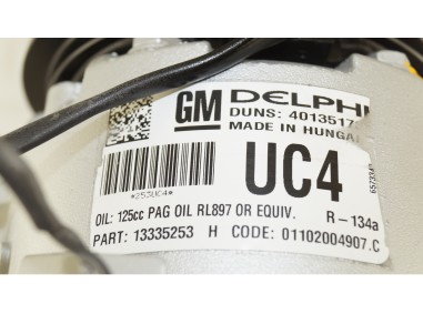 AC Compressor OPEL ASTRA J INSIGNIA A...