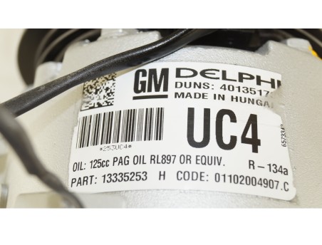 Klimakompressor OPEL ASTRA J INSIGNIA A MERIVA B CHEVROLET CRUZE 1.4 13335253