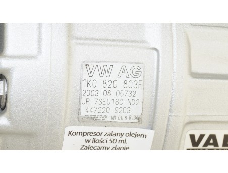 Klimakompressor AUDI SEAT SKODA VW 1K0820803F 447220-9203