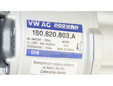 SEAT MII SKODA CITIGO VW LOAD UP 11- 1.0 1S0820803A KOMPRESOR