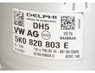 AC Compressor AUDI SEAT SKODA VW...