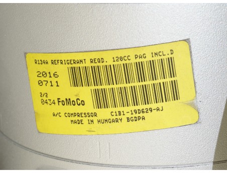 AC Compressor FORD FIESTA VI TRANSIT B-MAX ECOSPORT TOURNEO C1B1-19D629-AJ