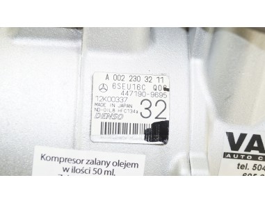 AC Compressor MERCEDES C-CLASS W204...