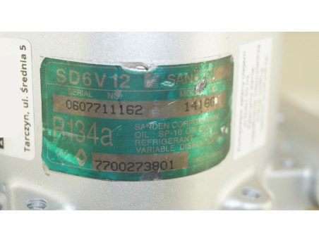 AC Compressor KUBISTAR CLIO II KANGOO MEGANE I THALIA I II 7700273801, 1416G