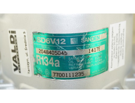 Klimakompressor RENAULT CLIO II KANGOO MEGANE SCENIC 7700111235, 1417E
