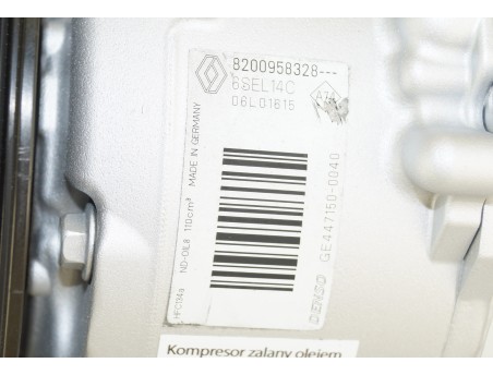 AC Compressor RENAULT MEGANE SCENIC III MERCEDES VITO 8200958328 447150-0040