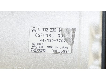 AC Compressor MERCEDES A-CLASS W169 B-CLASS W245 1.6 1.8 2.0 CDI A0022301411