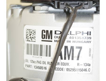 OPEL ASTRA J MERIVA B ZAFIRA C 1.6 2.0 13450516 AM7 KOMPRESOR