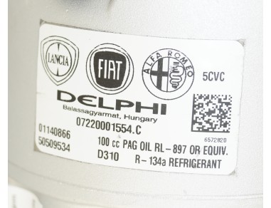 AC Compressor ALFA ROMEO GIULIETTA...