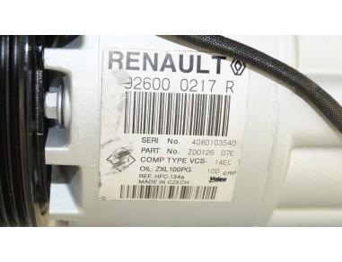 AC Compressor RENAULT CLIO IV CAPTUR...