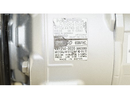 AC Compressor FIAT 500X TIPO II JEEP RENEGADE 14- 1.6 2.0 51989198