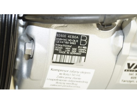 AC Compressor NISSAN X-TRAIL QASHQAI RENAULT KADJAR KOLEOS ESPACE 926004EB0A