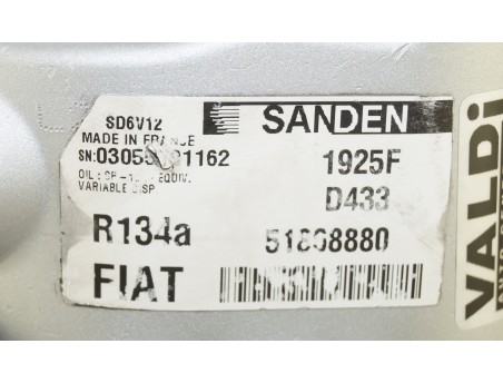 AC Compressor ALFA ROMEO MITO FIAT DOBLO LANCIA DELTA 08- 1.6 51868880