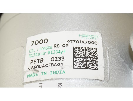 Klimakompressor HYUNDAI I10 III 1.0 MPI 97701-K7000
