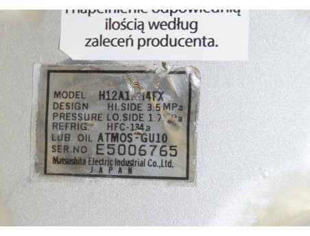 MAZDA 3 (BK) 5 (CR19) 2.0 H12A1AH4FX KOMPRESOR