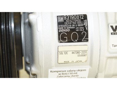 Klimakompressor OPEL CORSA D CORSA E...