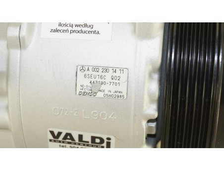 Klimakompressor MERCEDES-BENZ A-KLASSE W169 B-KLASSE W245 A0022301411