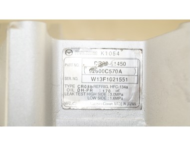 AC Compressor MAZDA 2 (DE_, DH_) 1.3...