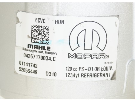 AC Compressor FIAT 500X 500 X 14- 1.3 MJTD 520055449