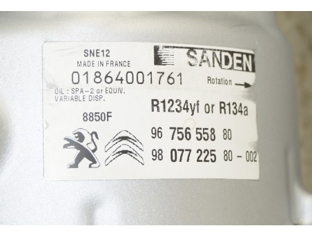 CITROEN C3 C4 DS4 PEUGEOT 208 308 5008 CORSA F 9675655880, 8850F KOMPRESOR