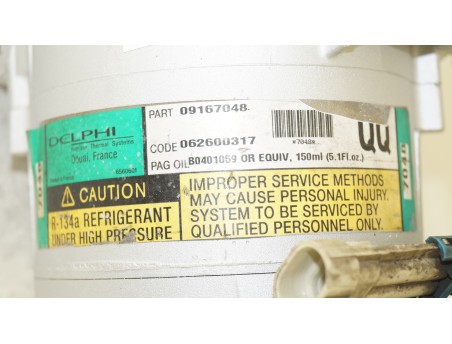 AC Compressor OPEL AGILA A ASTRA G CORSA B 09167048 QQ