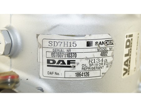 AC Compressor DAF CF 85 XF 105 1864126, SD7H15-4002