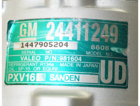 OPEL SIGNUM VECTRA C SAAB 9-3 24411249, 8608 UD KOMPRESOR