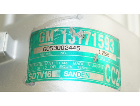 Klimakompressor FIAT CROMA SAAB 9-3 OPEL SIGNUM VECTRA C 13171593 CC2