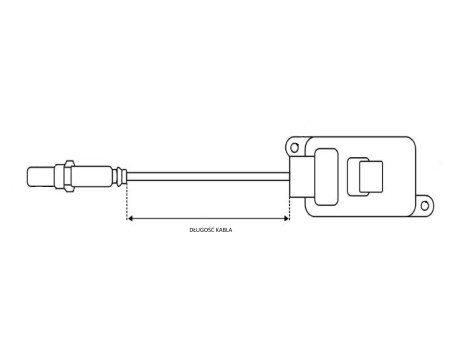 MERCEDES KLASA E CLS GLC GLE VITO 1.6-3.0 D A0009051014 - NOx Sensor