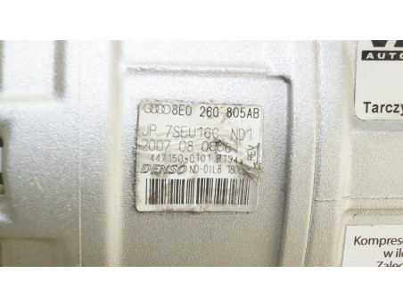 Klimakompressor AUDI A4 B6 A6 C5 01- 1.9 TDI 8E0260805AB
