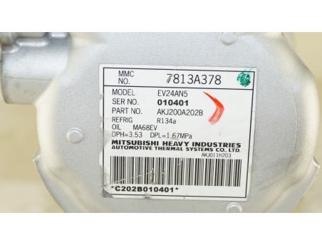 AC Compressor MITSUBISHI OUTLANDER III 12- 2.0 Hybrid 7813A378
