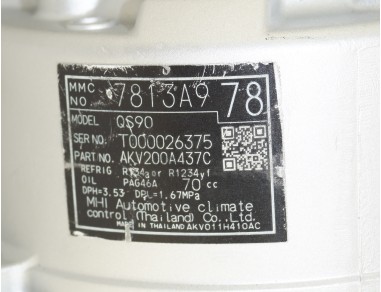 AC Compressor MITSUBISHI ASX LANCER...